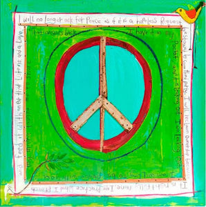 Green Peace 12 x 12 Print